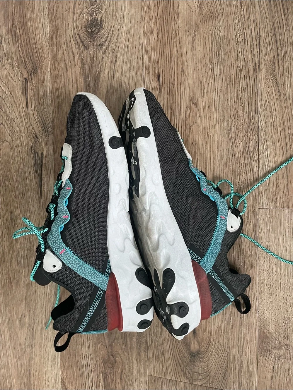 Men Size 11 Nike React Element 55 SE Anthracite Shoes Black